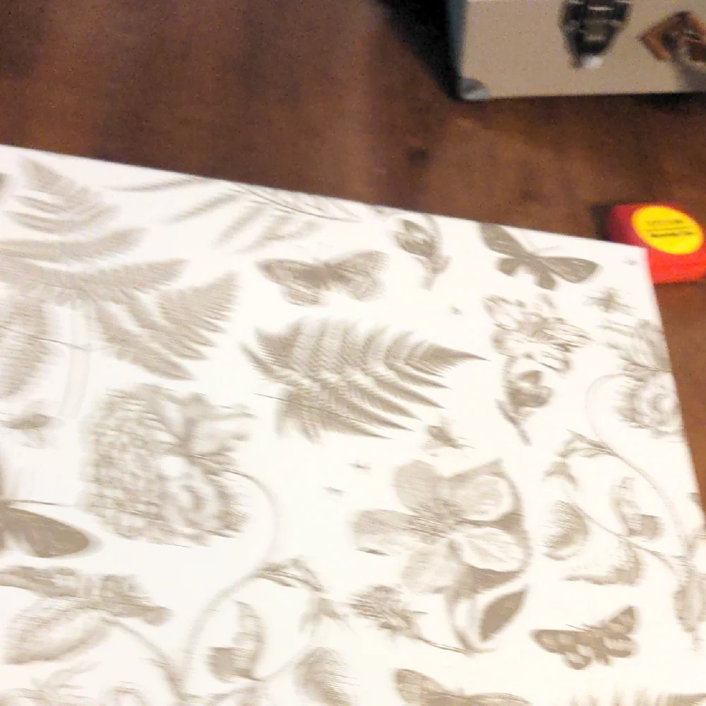 Elegant Floral Storage Box with Handle - Picture 3 of 8